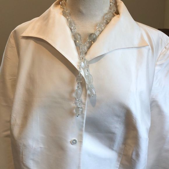 Real Glass Adjustable necklace clear glass - Picture 6 of 10